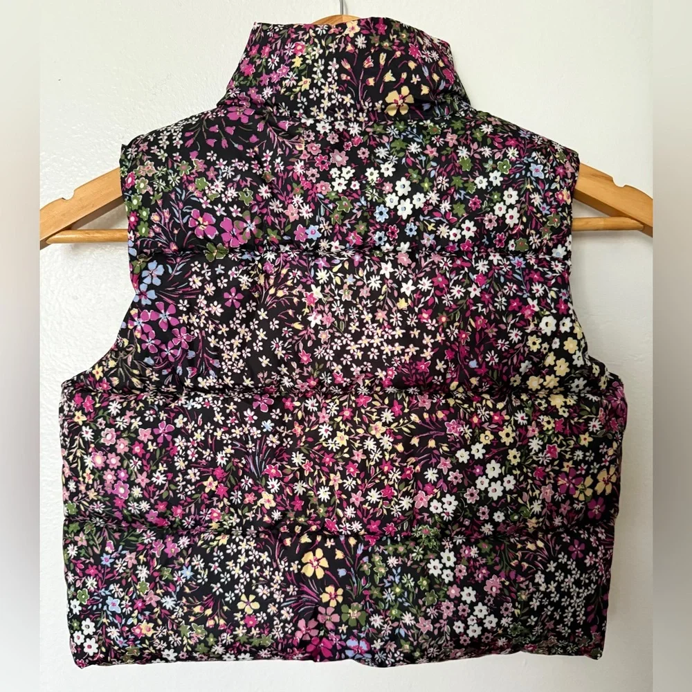 GAP Kids Floral Puffer Vest